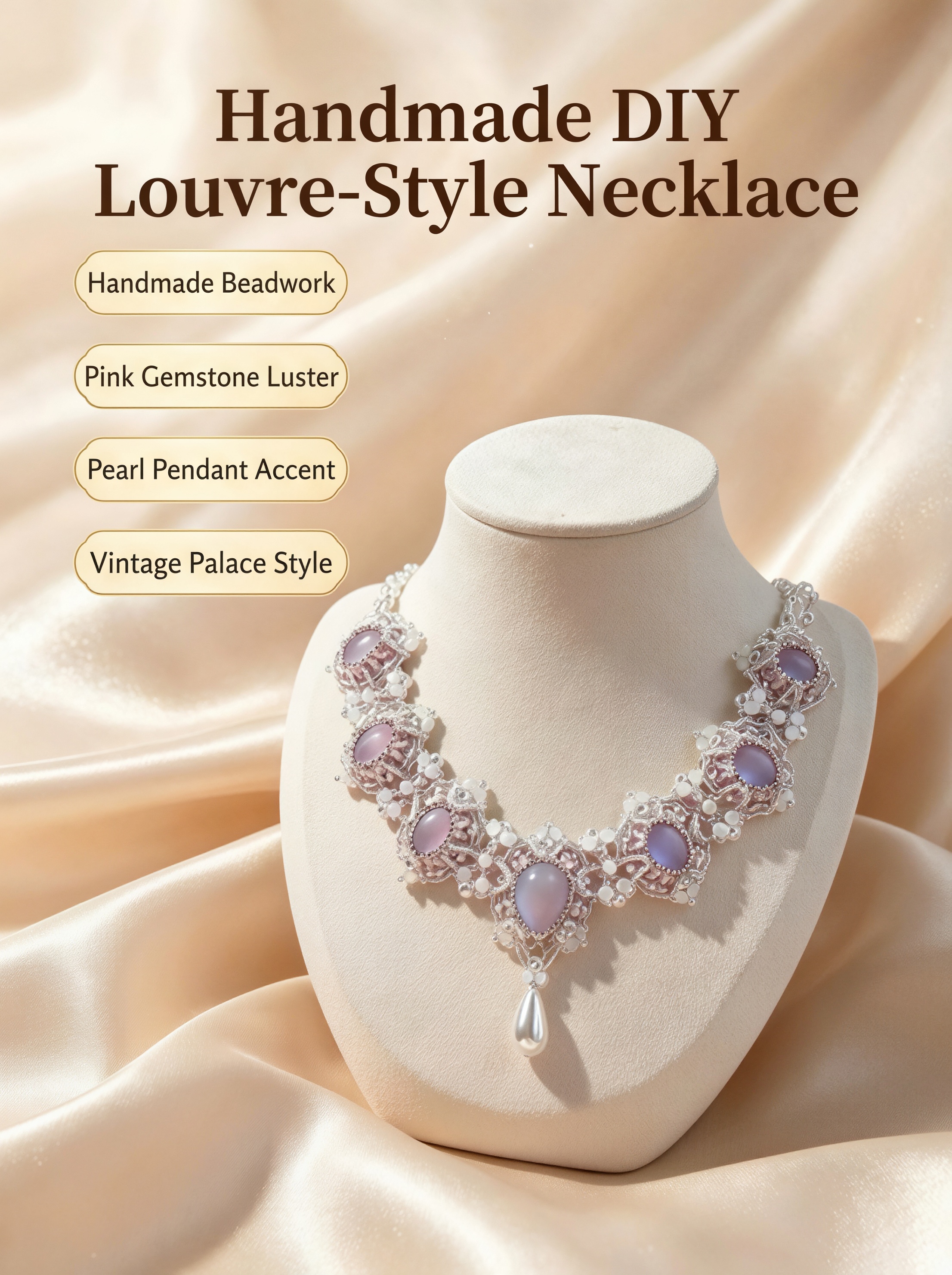 📿Louvre-Inspired Premium Necklace DIY Kit | High-Quality, Durable Components with an Elegant Artistic Design