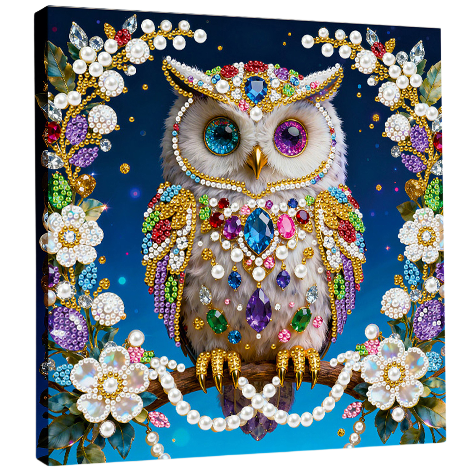 🔥 Final Day Sale:🦉Framed Owl - Pearls Painting Kit