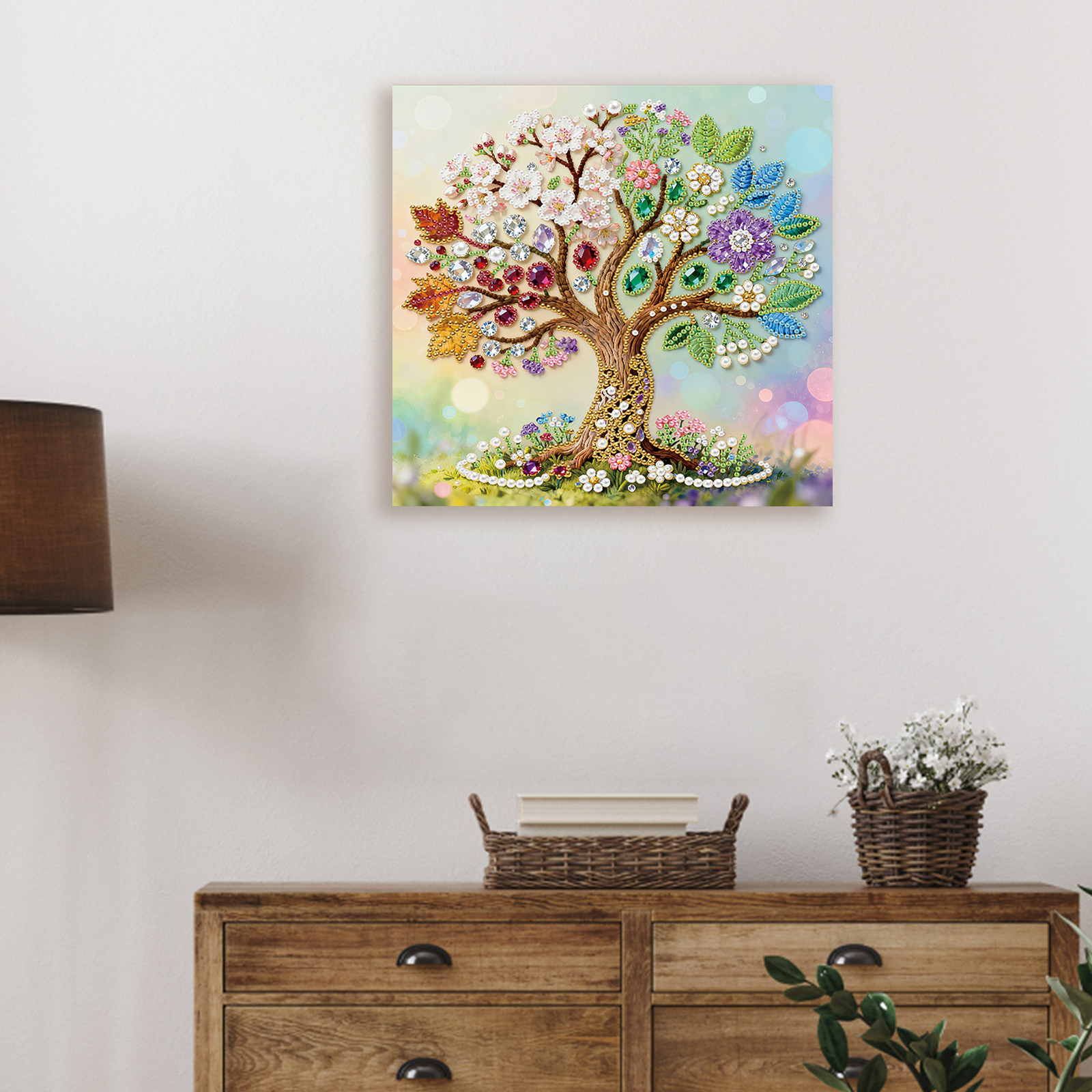🔥 Final Day Sale:🌲Framed Tree Of Life - Pearls Painting Kit