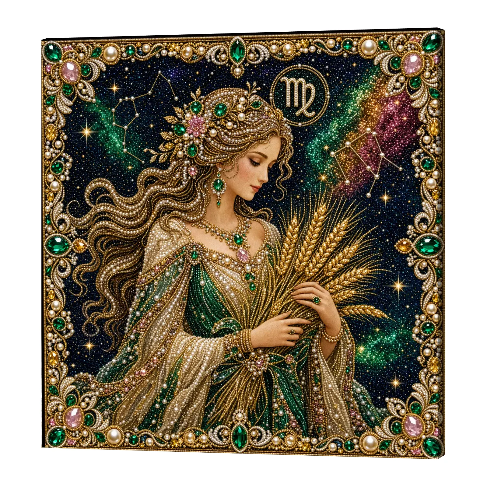 ♍️Framed Virgo - Pearls Painting Kit