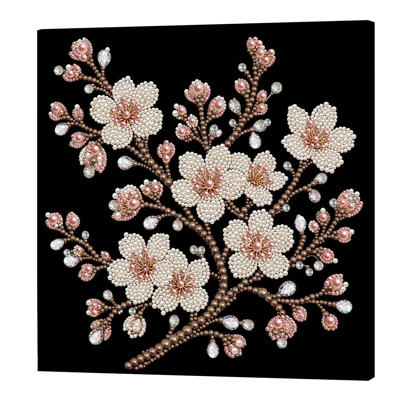 🌸Framed Plum Bossom - Pearls Painting Kit