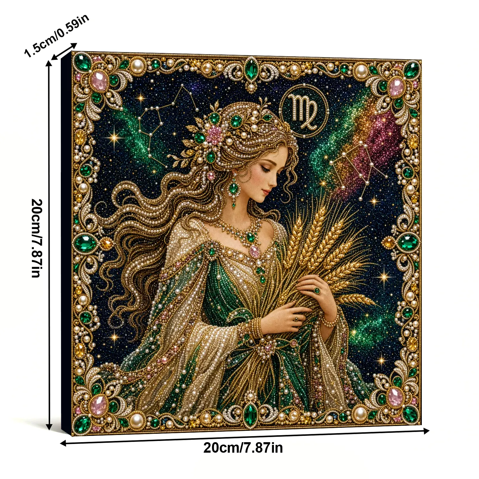 ♍️Framed Virgo - Pearls Painting Kit