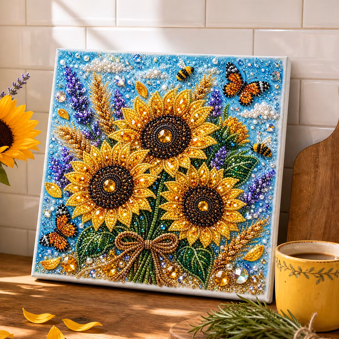 DIY Pearl Art Kit with Frame