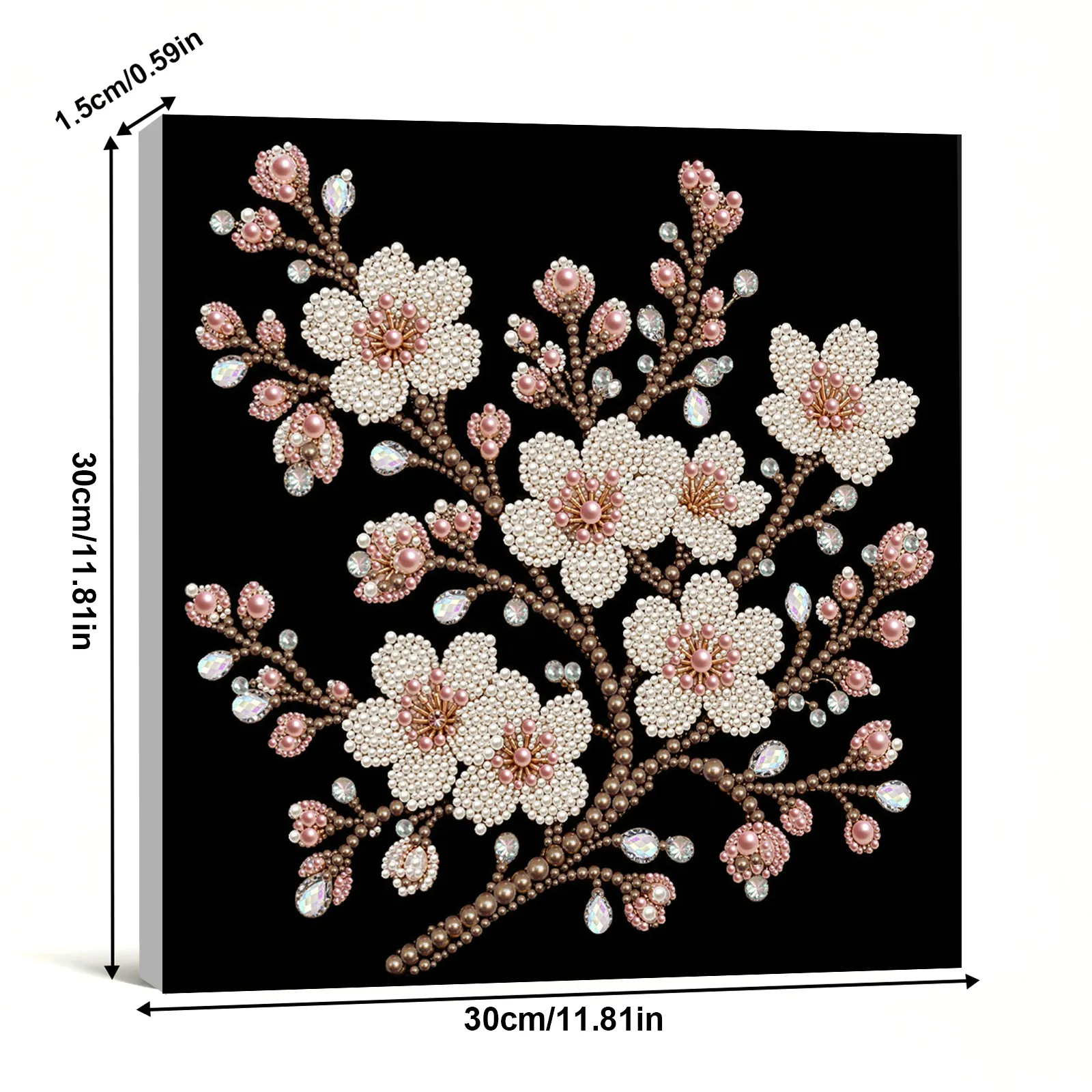 🌸Framed Plum Bossom - Pearls Painting Kit