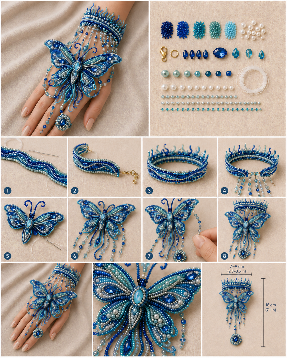 🔥Last Day BUY 3 GET 1 FREE🌊 DIY Ocean Beaded Bracelet Kit