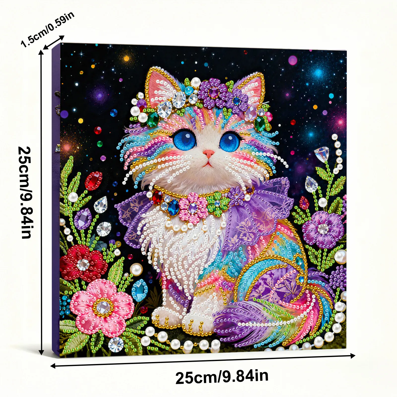 🔥 Final Day Sale:🐱Framed Cat - Pearls Painting Kit