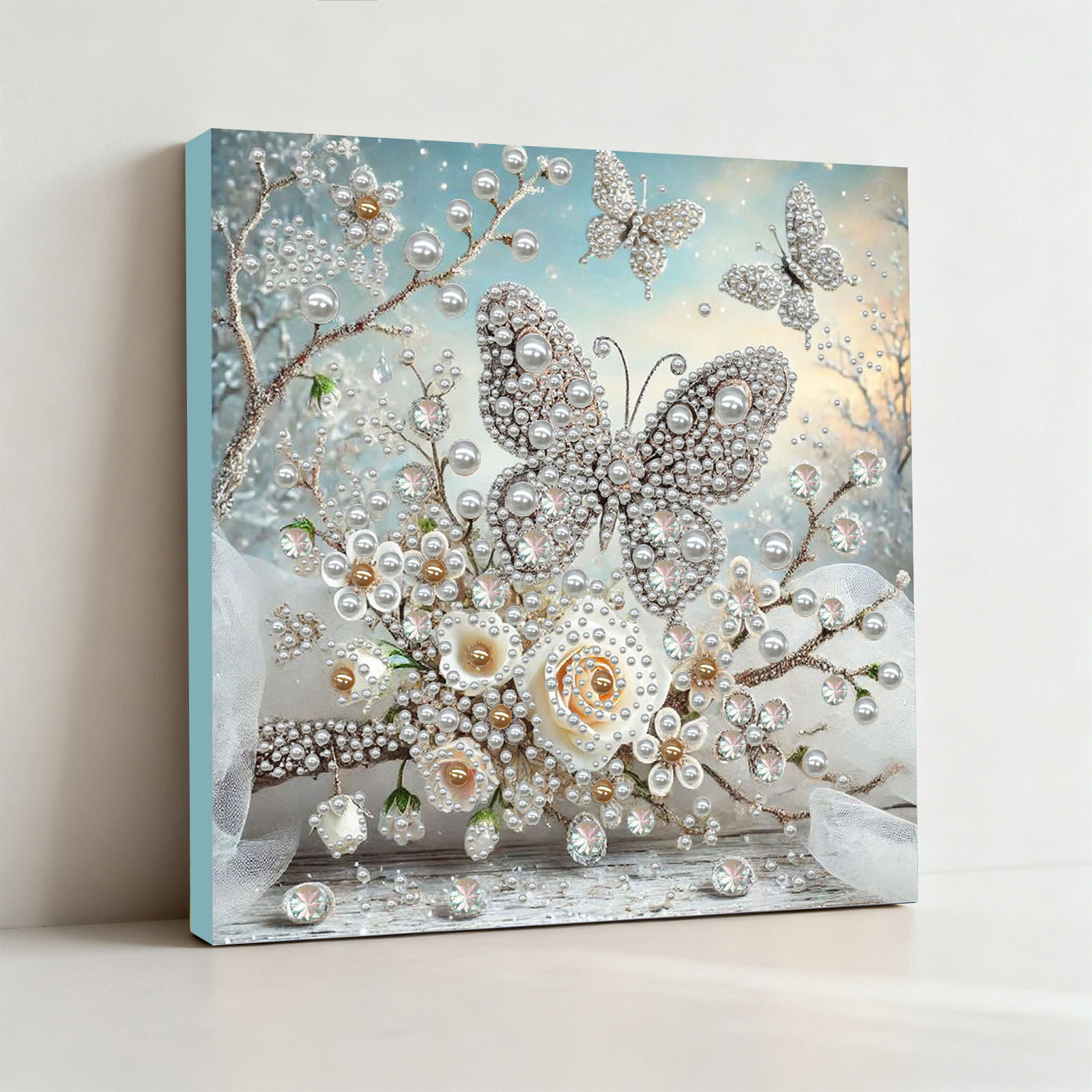 🔥 Final Day Sale:🦋Framed Butterfly - Pearls Painting Kit