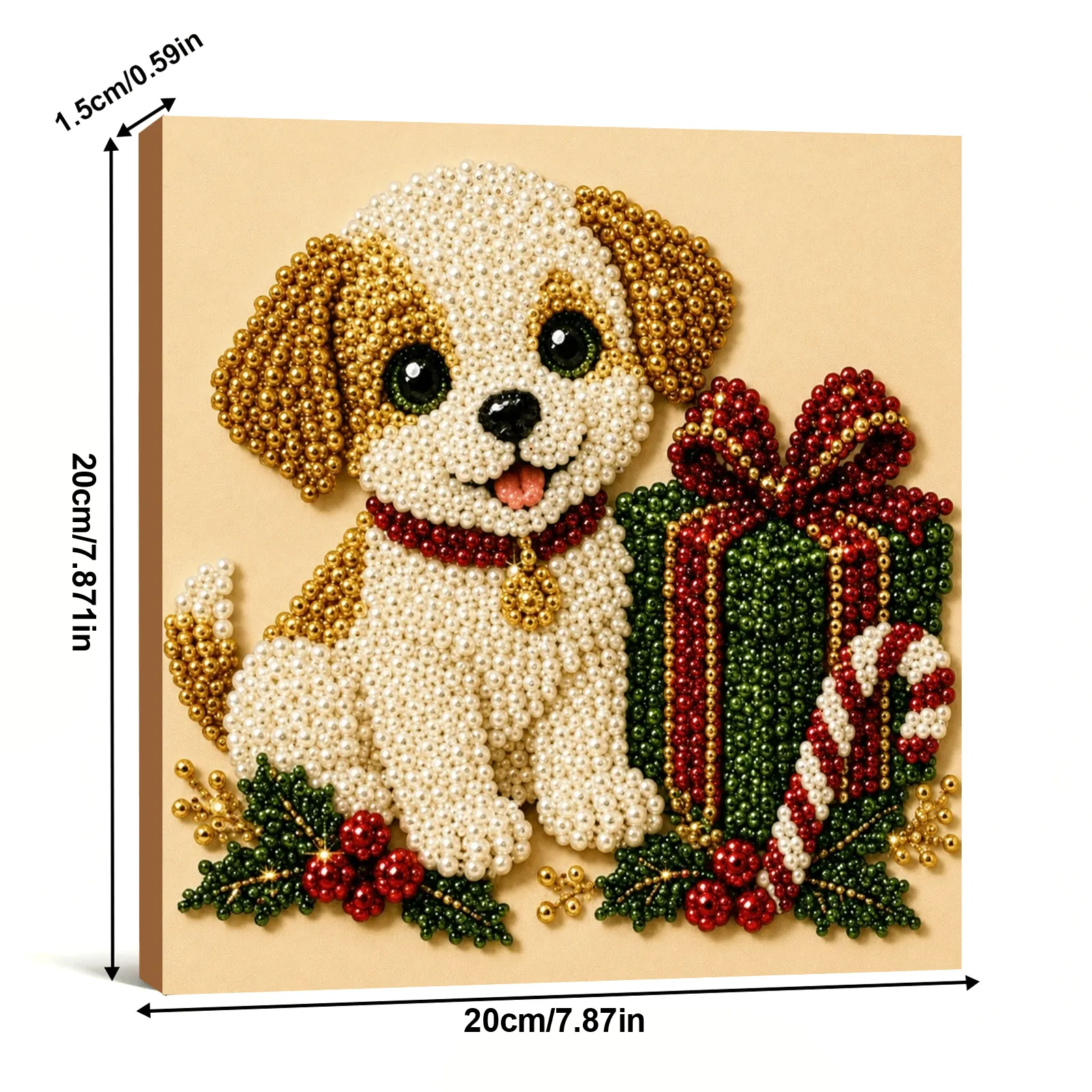 🐶Framed Christmas Gift Puppy - Pearls Painting Kit