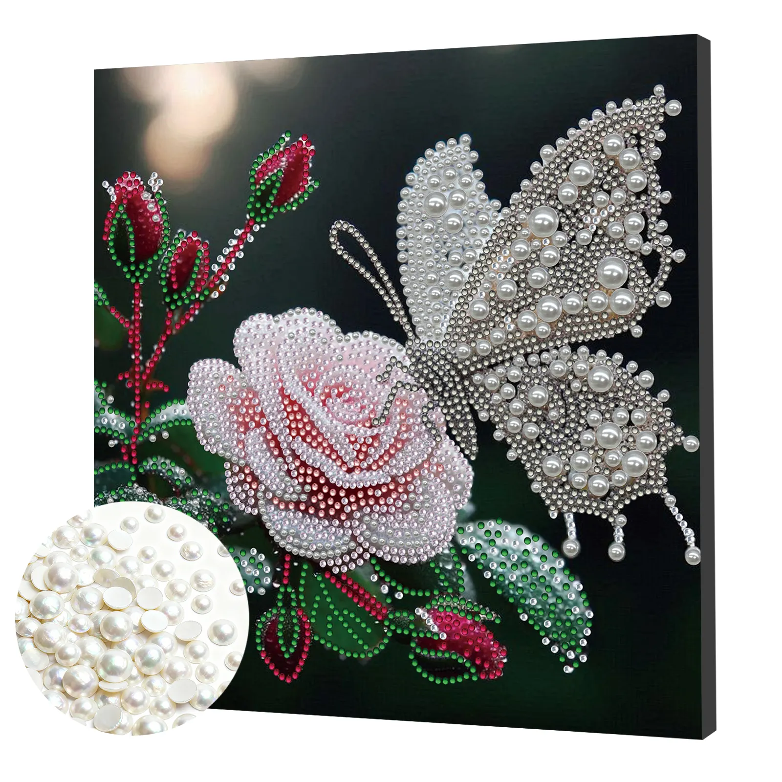 🔥 Final Day Sale:🦋Framed Butterfly - Pearls Painting Kit