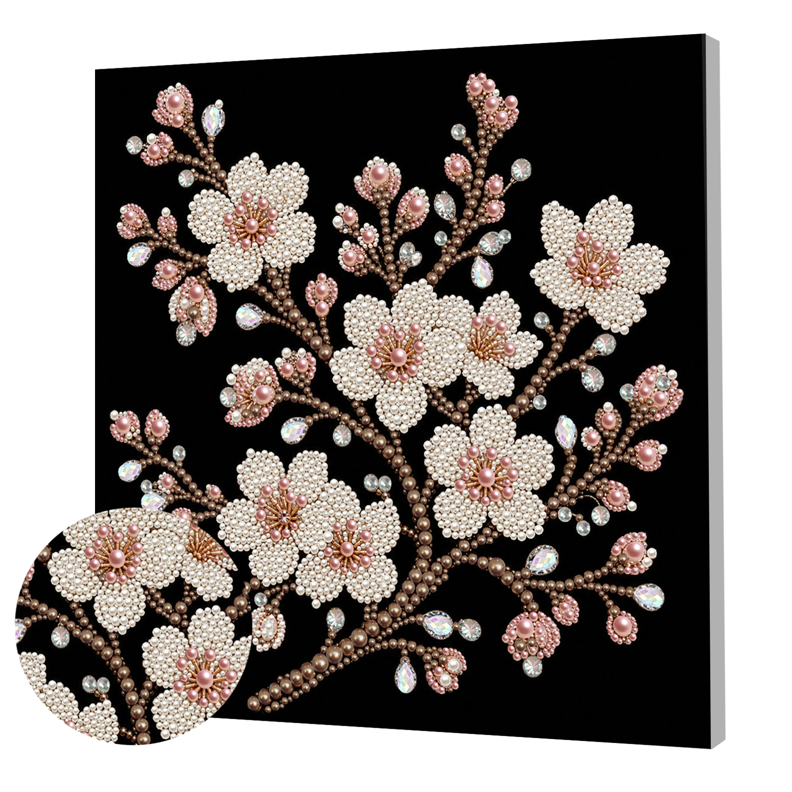 🌸Framed Plum Bossom - Pearls Painting Kit