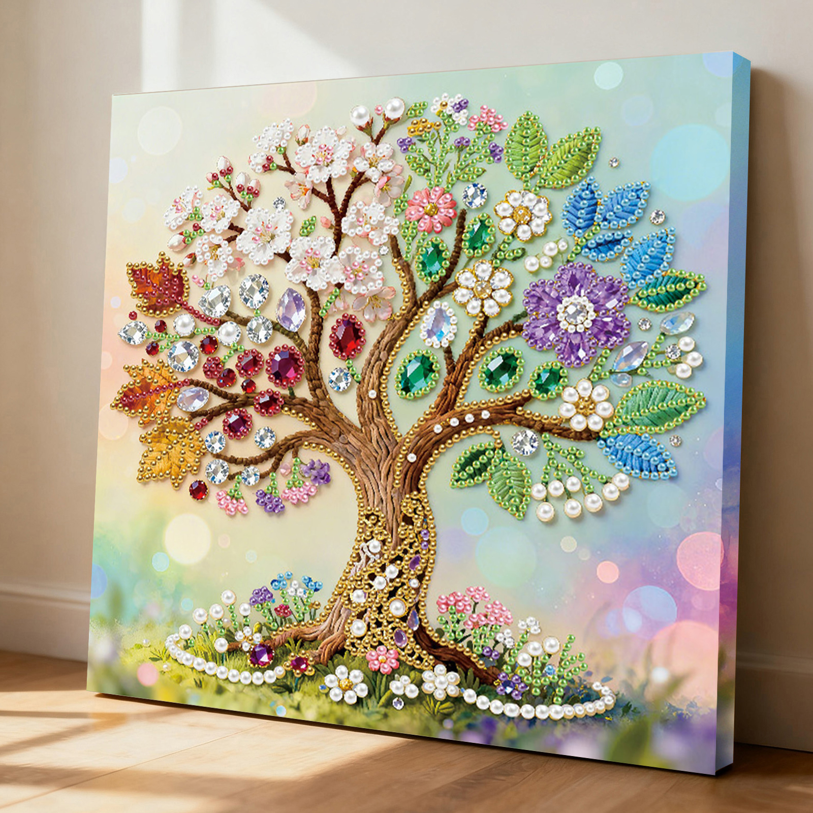 🔥 Final Day Sale:🌲Framed Tree Of Life - Pearls Painting Kit
