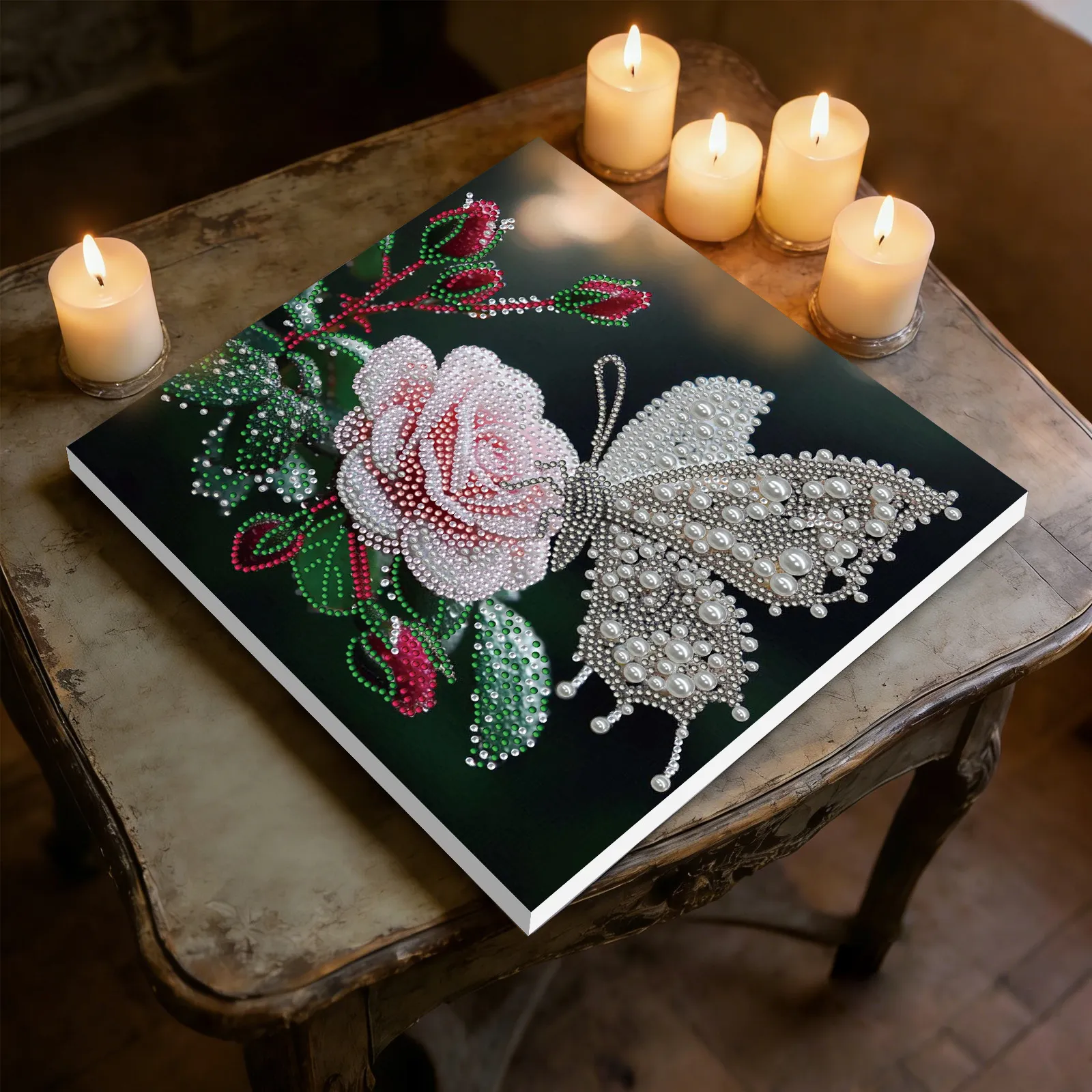 🔥 Final Day Sale:🦋Framed Butterfly - Pearls Painting Kit