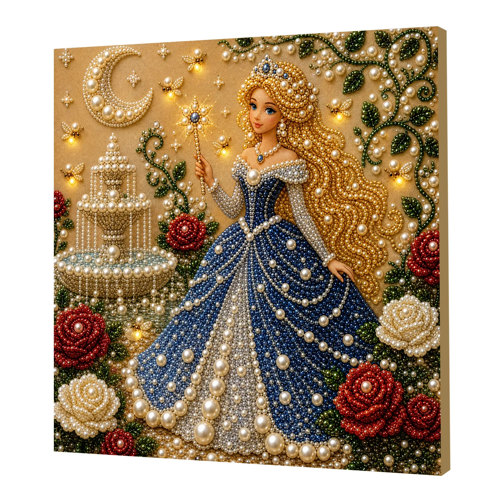 🔥 Final Day Sale:👸Framed Princess In The Blue Dress