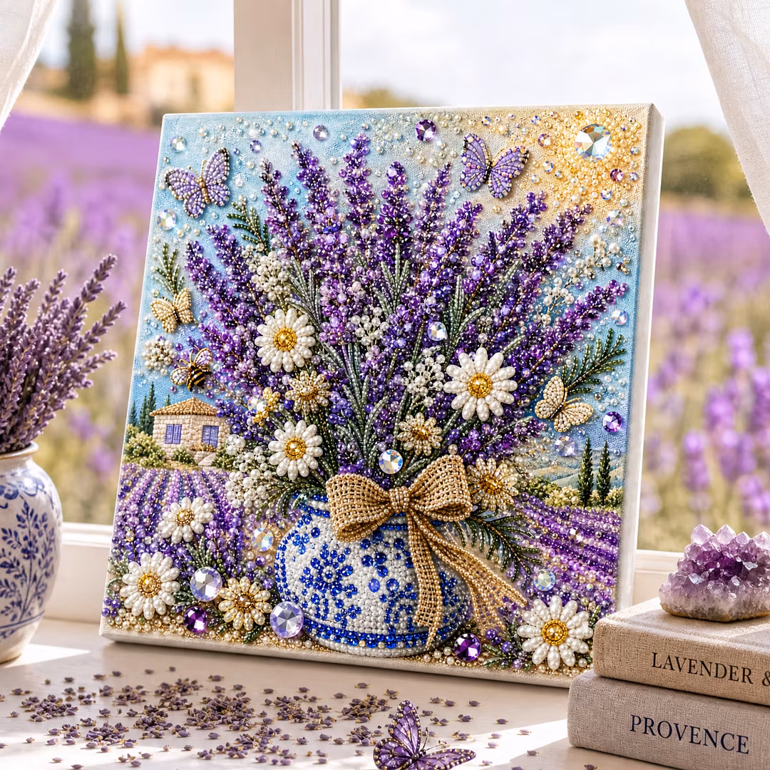 DIY Pearl Art Kit with Frame