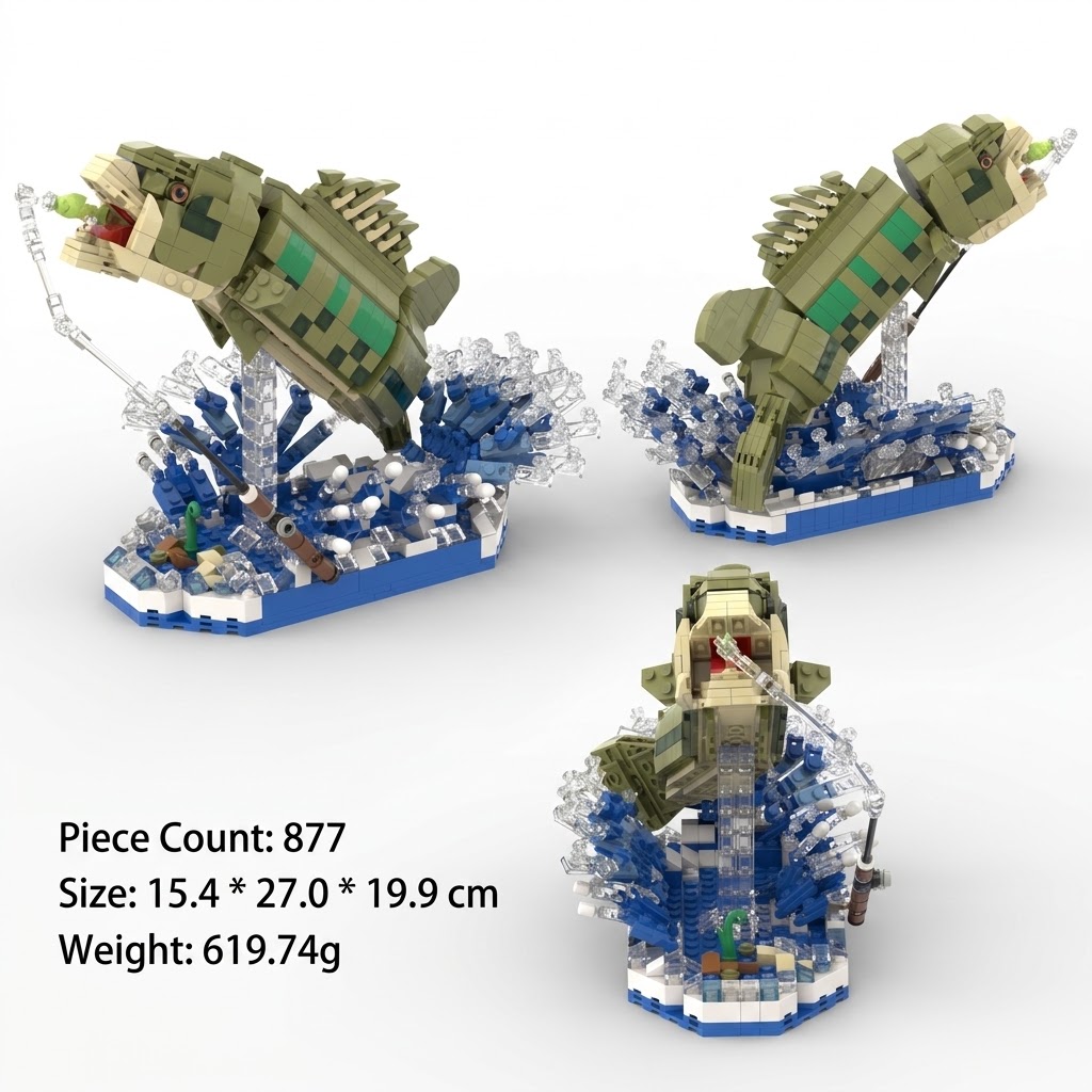 The Breaching Bass: Trophy Catch Building Set