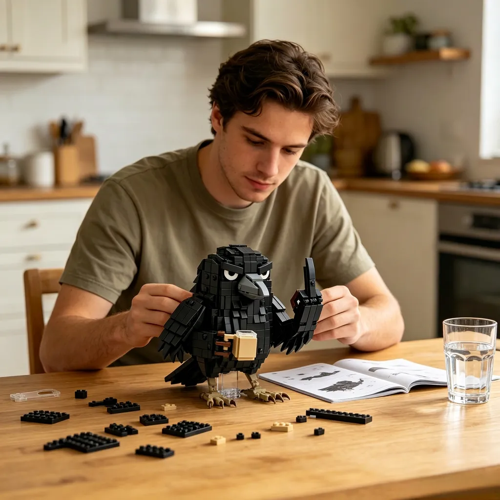 Sarcastic Crow Building Block Set