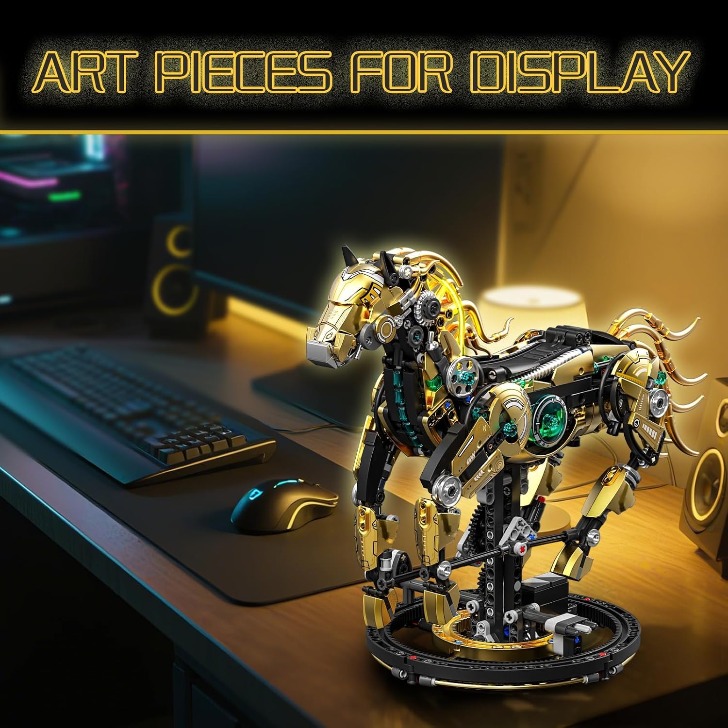 Mechanical Horse Building Sets (1055PCS)