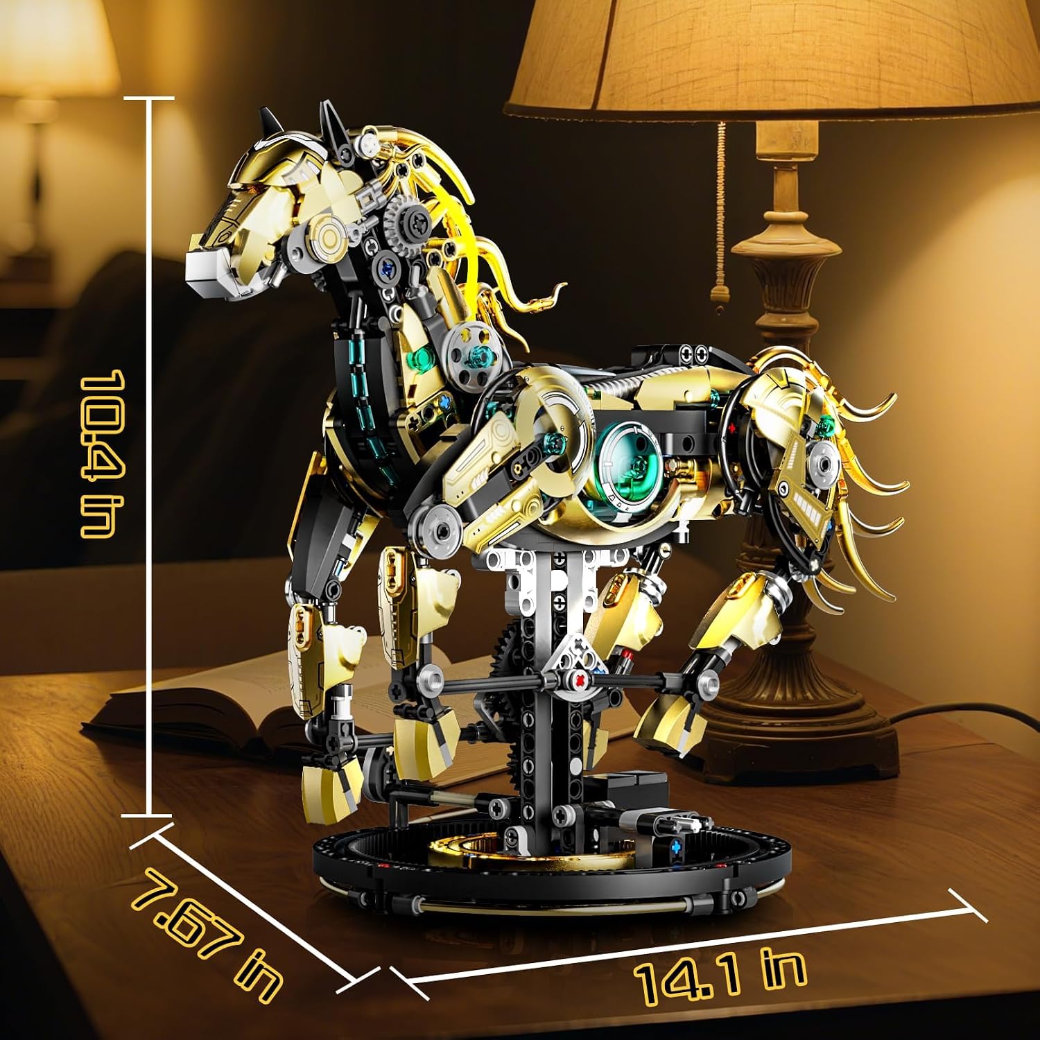 Mechanical Horse Building Sets (1055PCS)