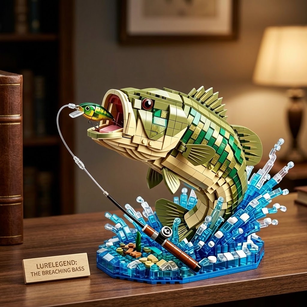 The Breaching Bass: Trophy Catch Building Set