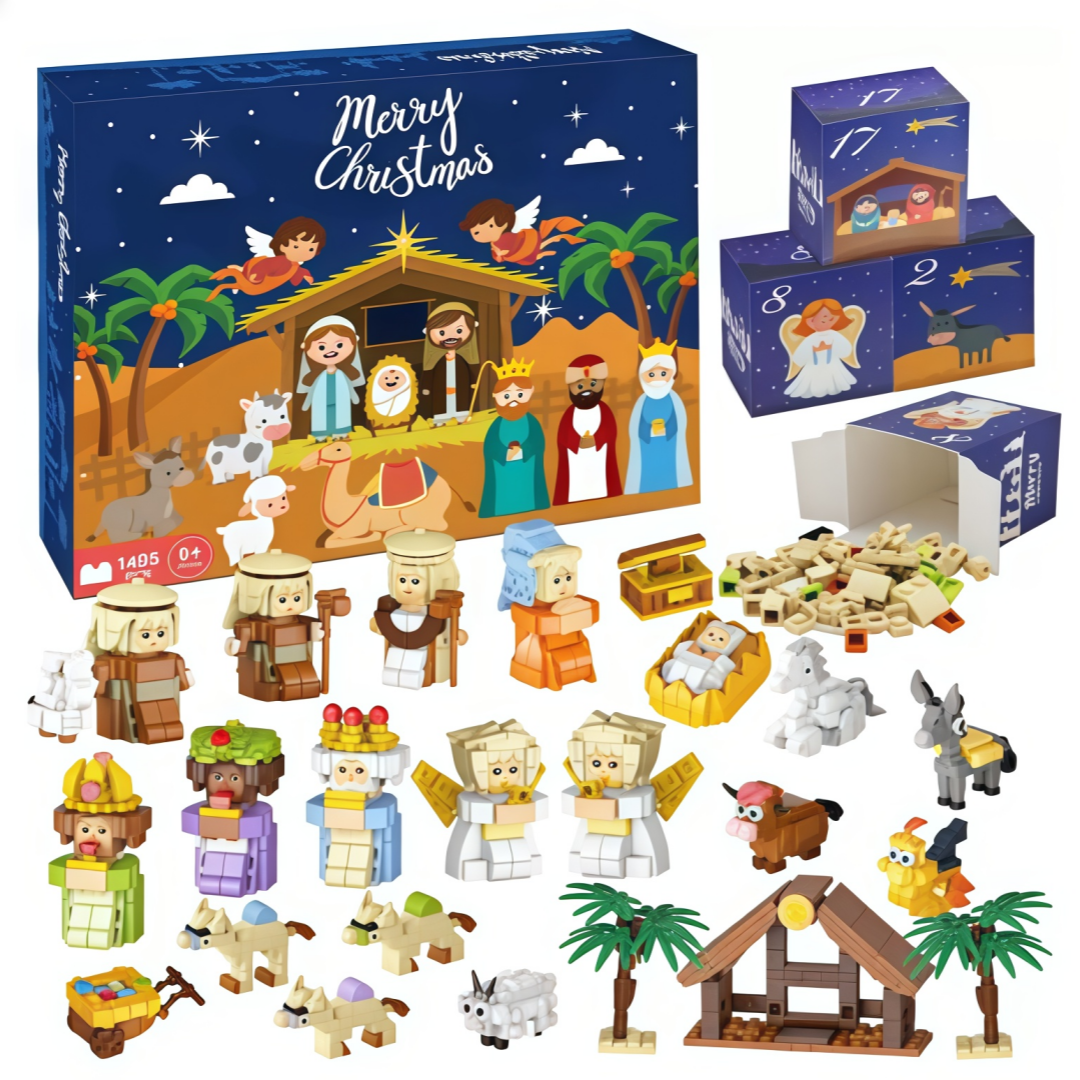 Journey to Bethlehem: 24-Day Nativity Advent Calendar