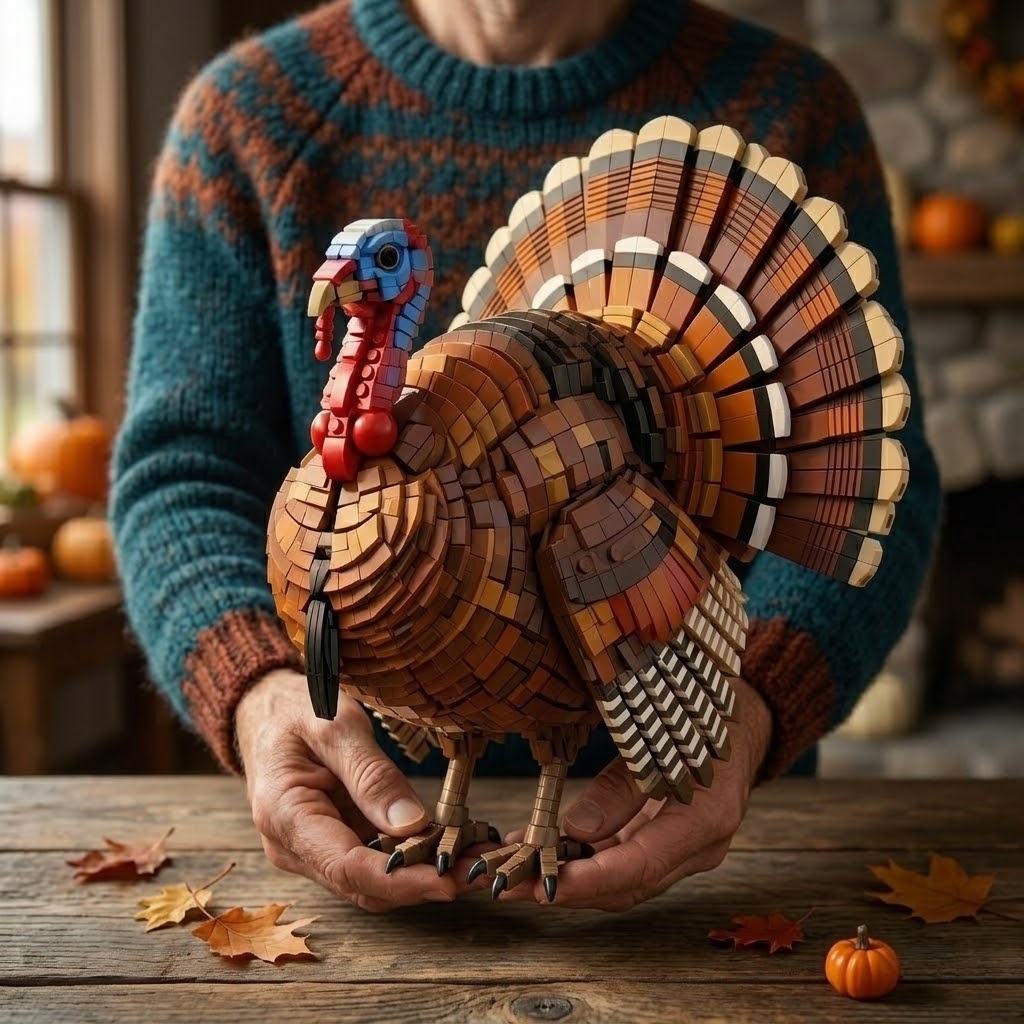 Plymouth Harvest Turkey Building Set
