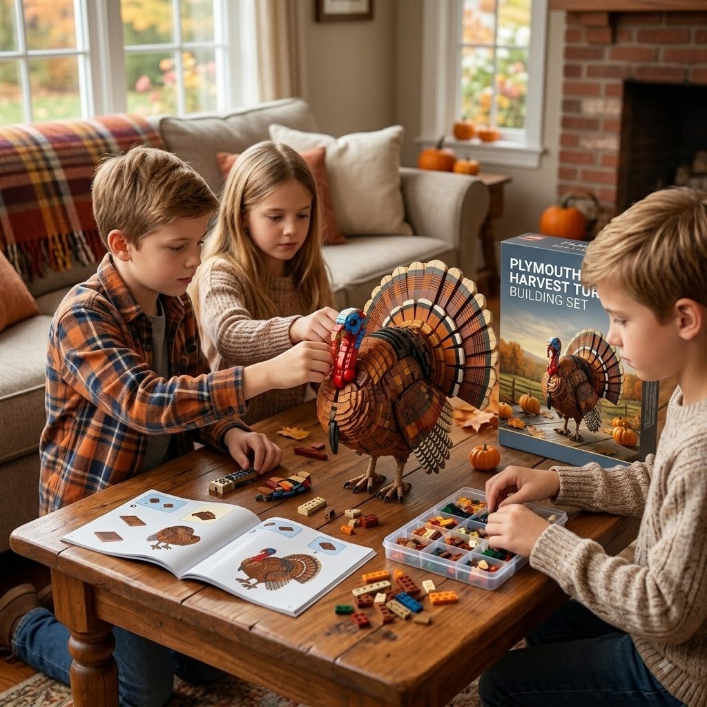 Plymouth Harvest Turkey Building Set