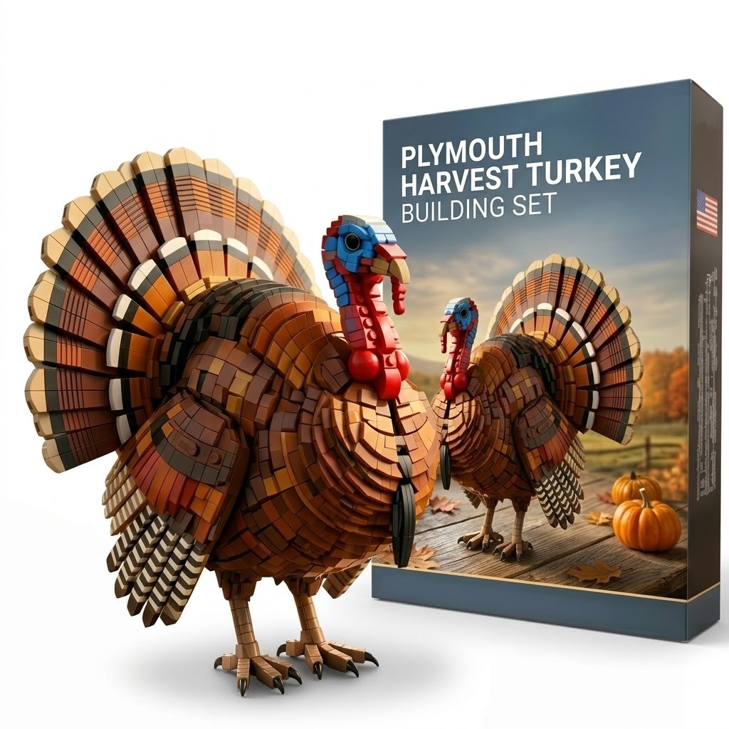 Plymouth Harvest Turkey Building Set