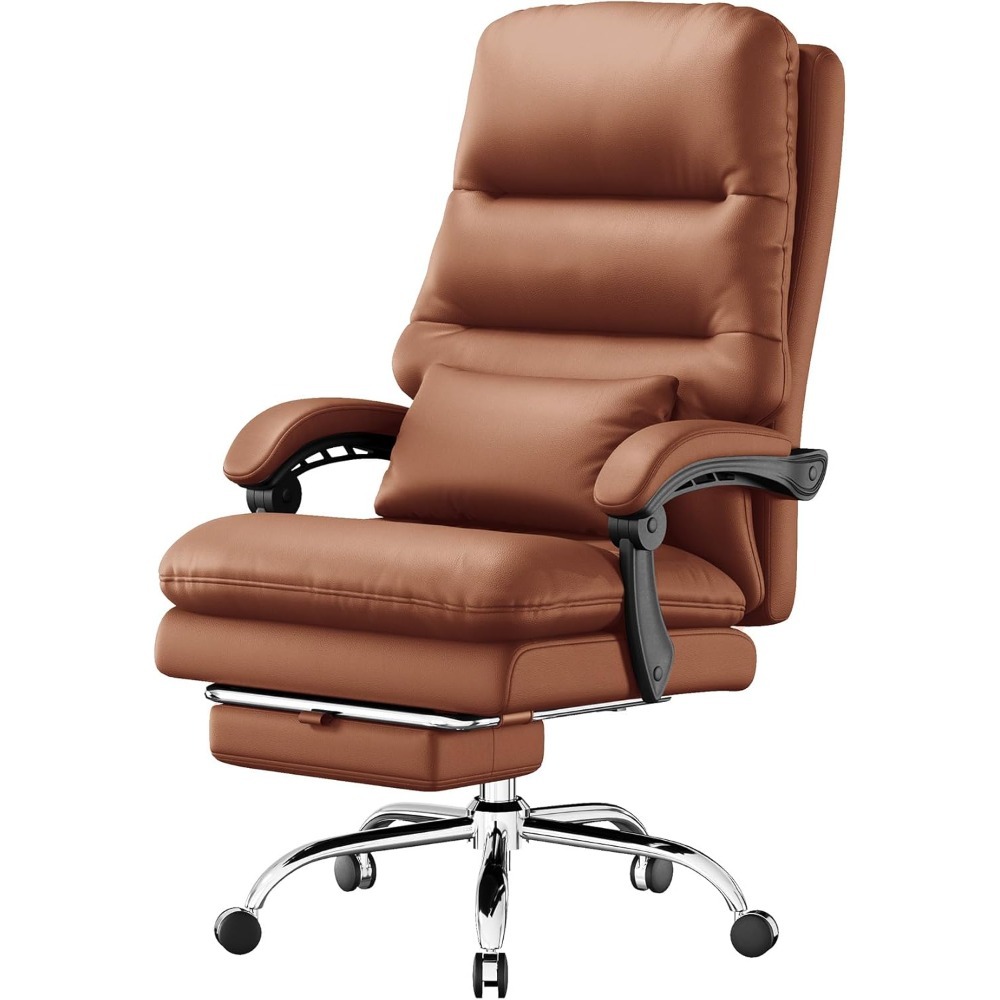 Silla de oficina, silla de escritorio para personas grandes y altas, silla de oficina ergonómica
