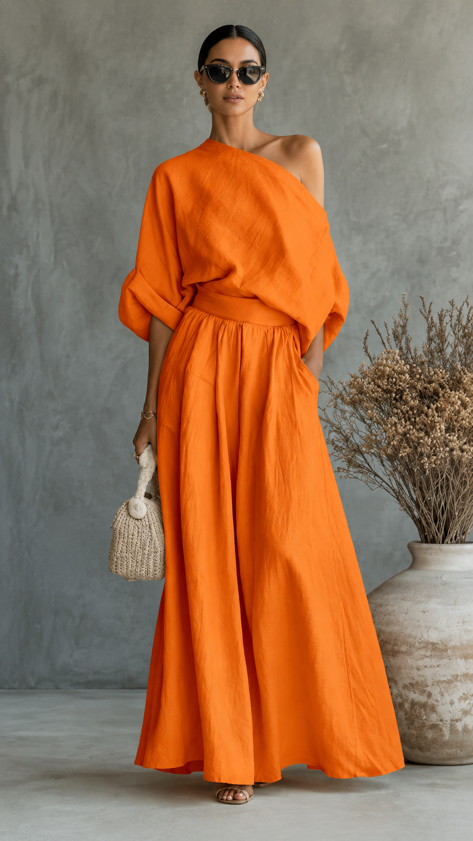 ✨ Women's Asymmetric Two-Piece Set