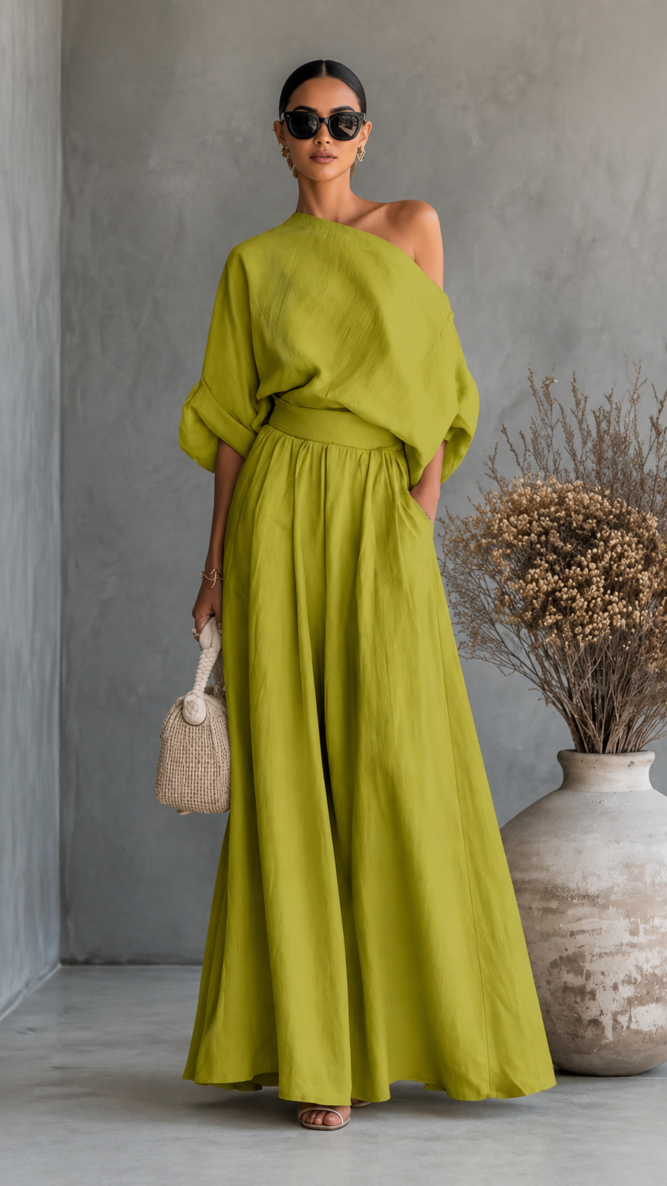 ✨ Women's Asymmetric Two-Piece Set
