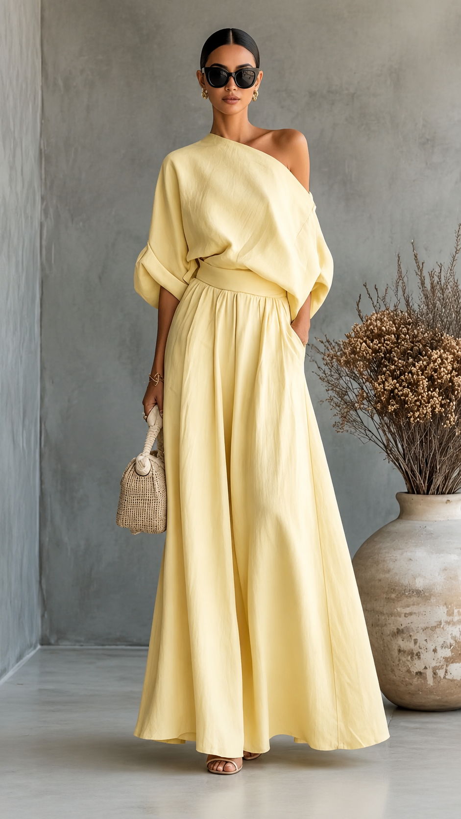 ✨ Women's Asymmetric Two-Piece Set