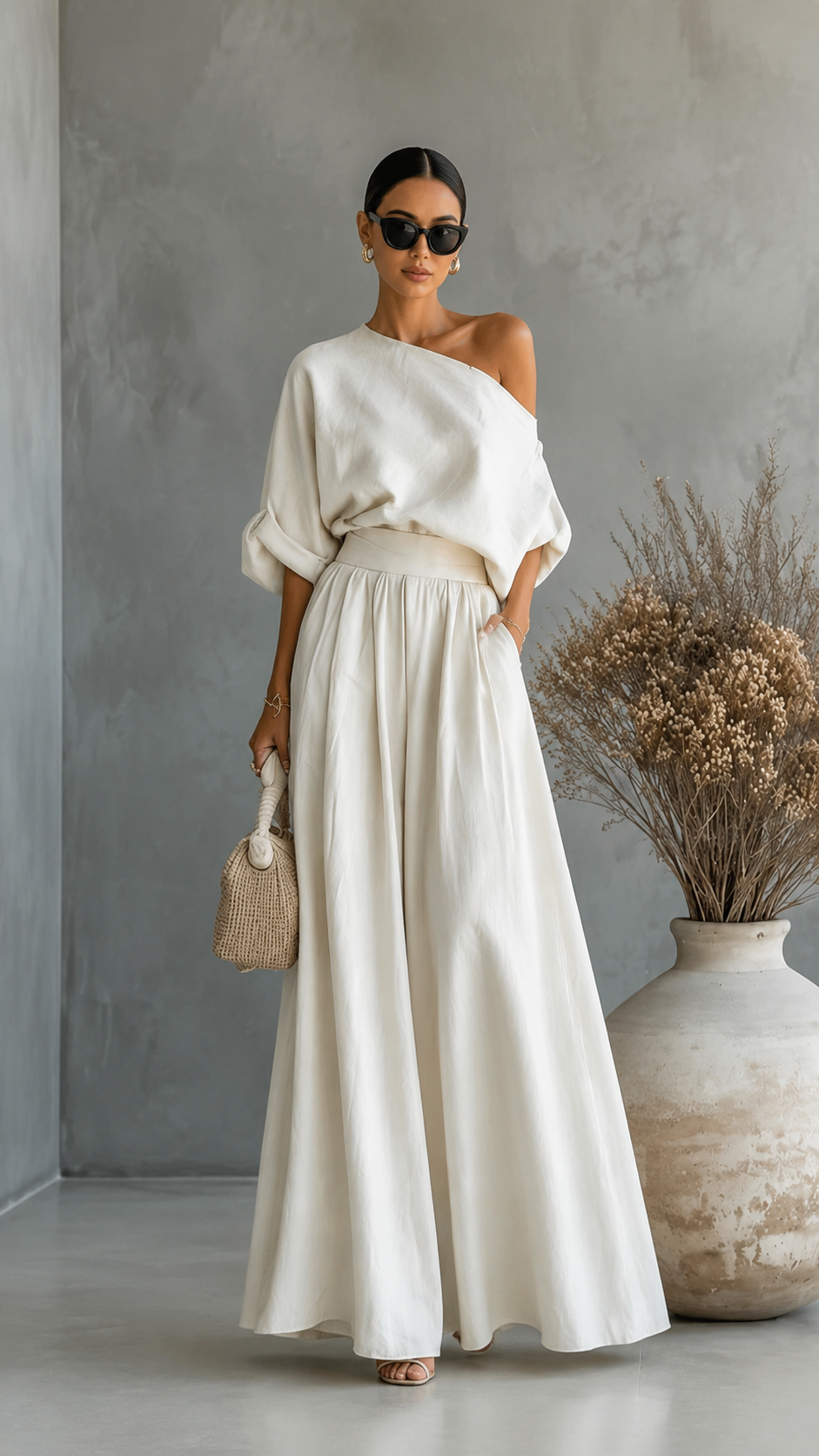 ✨ Women's Asymmetric Two-Piece Set