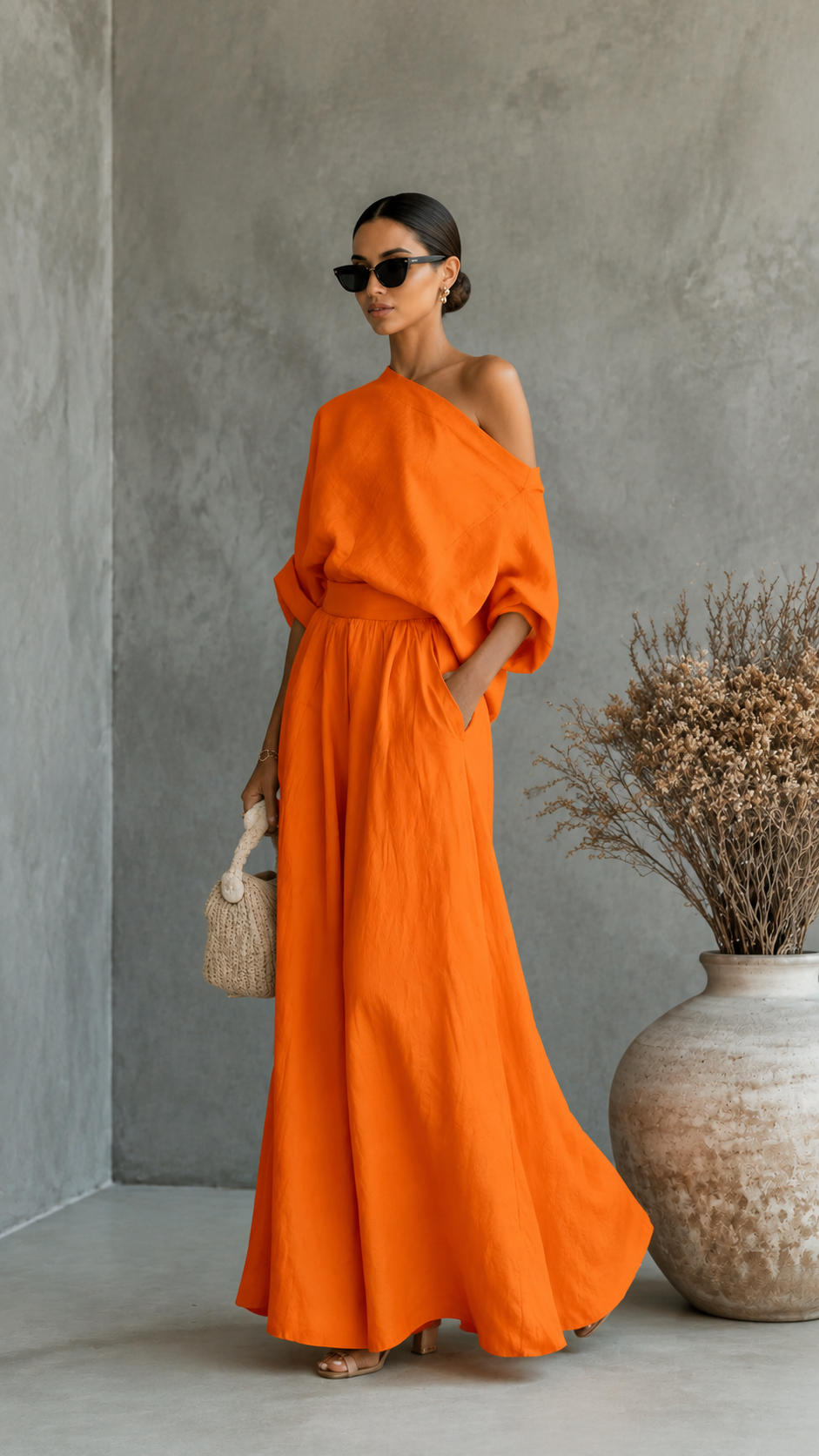 ✨ Women's Asymmetric Two-Piece Set