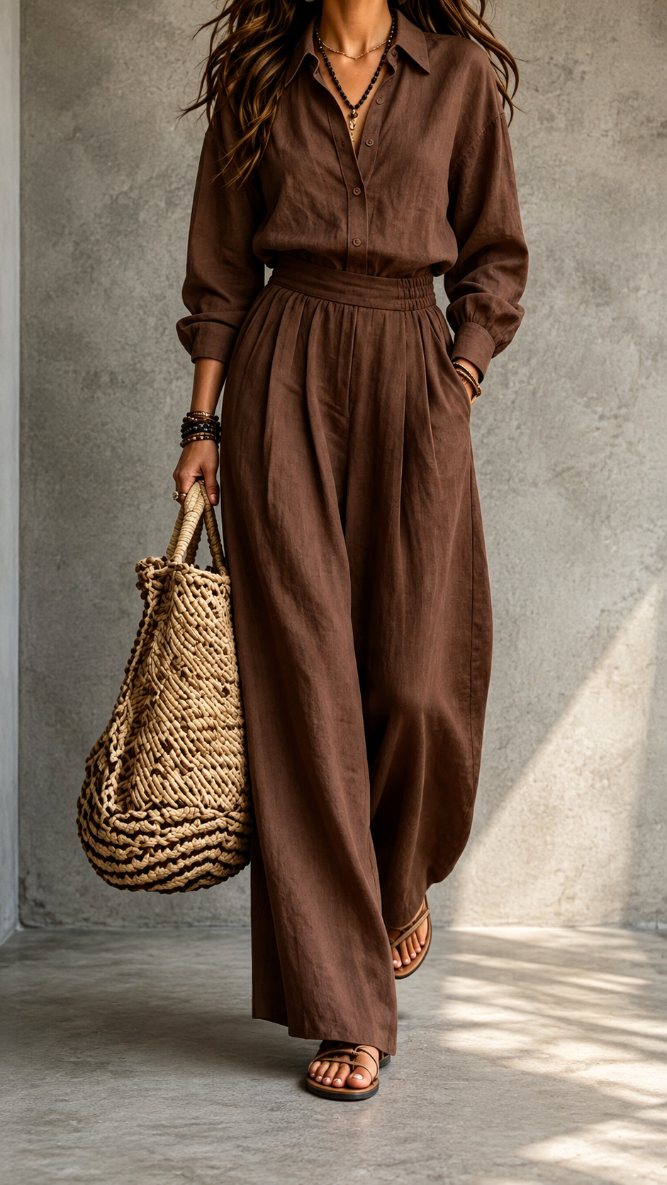 🌿 Relaxed Linen Two-Piece Set