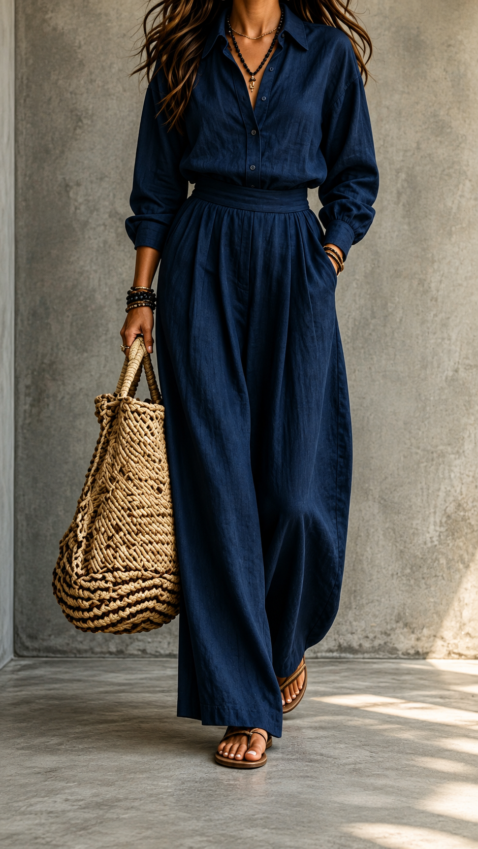 🌿 Relaxed Linen Two-Piece Set