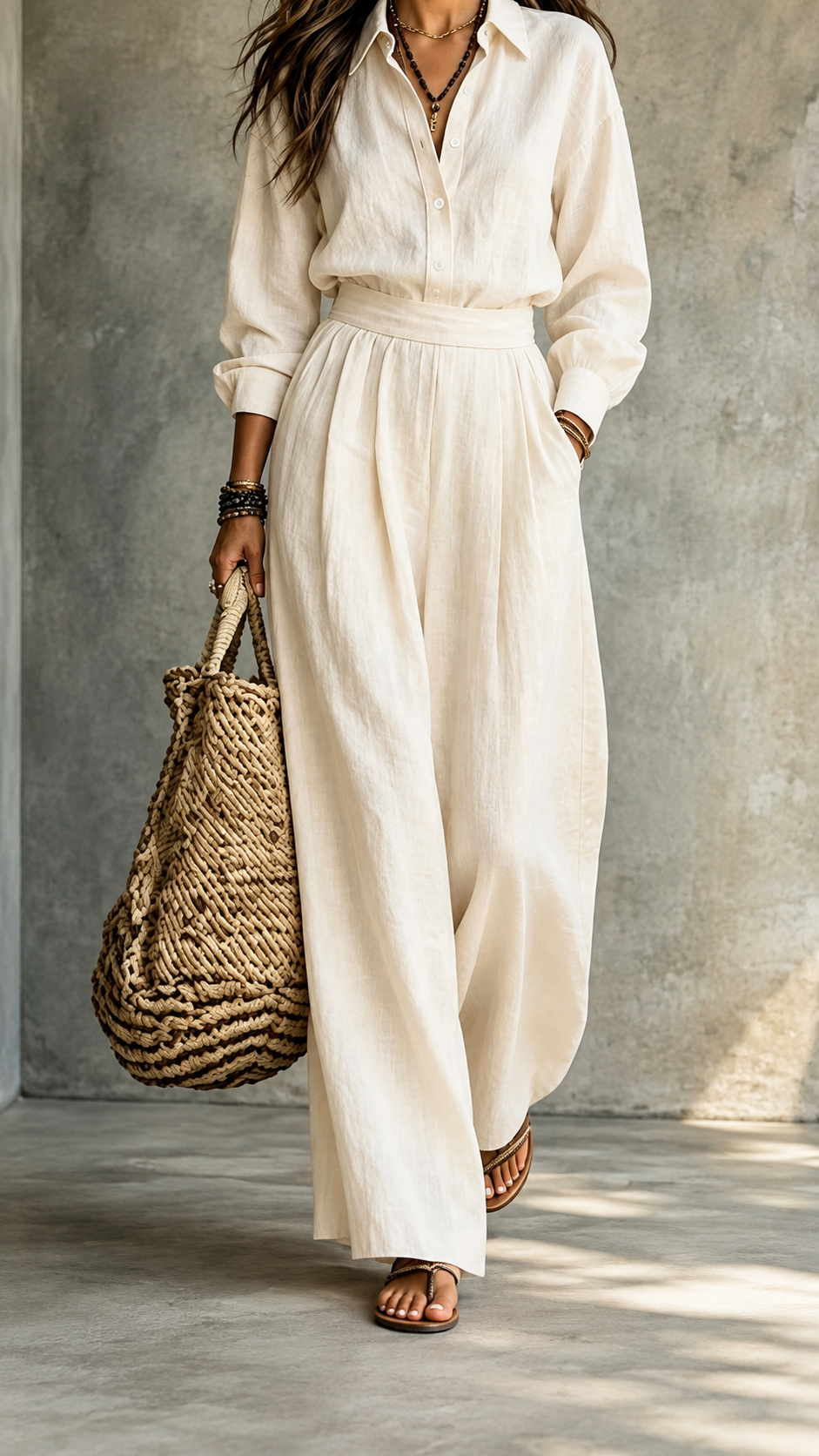 🌿 Relaxed Linen Two-Piece Set
