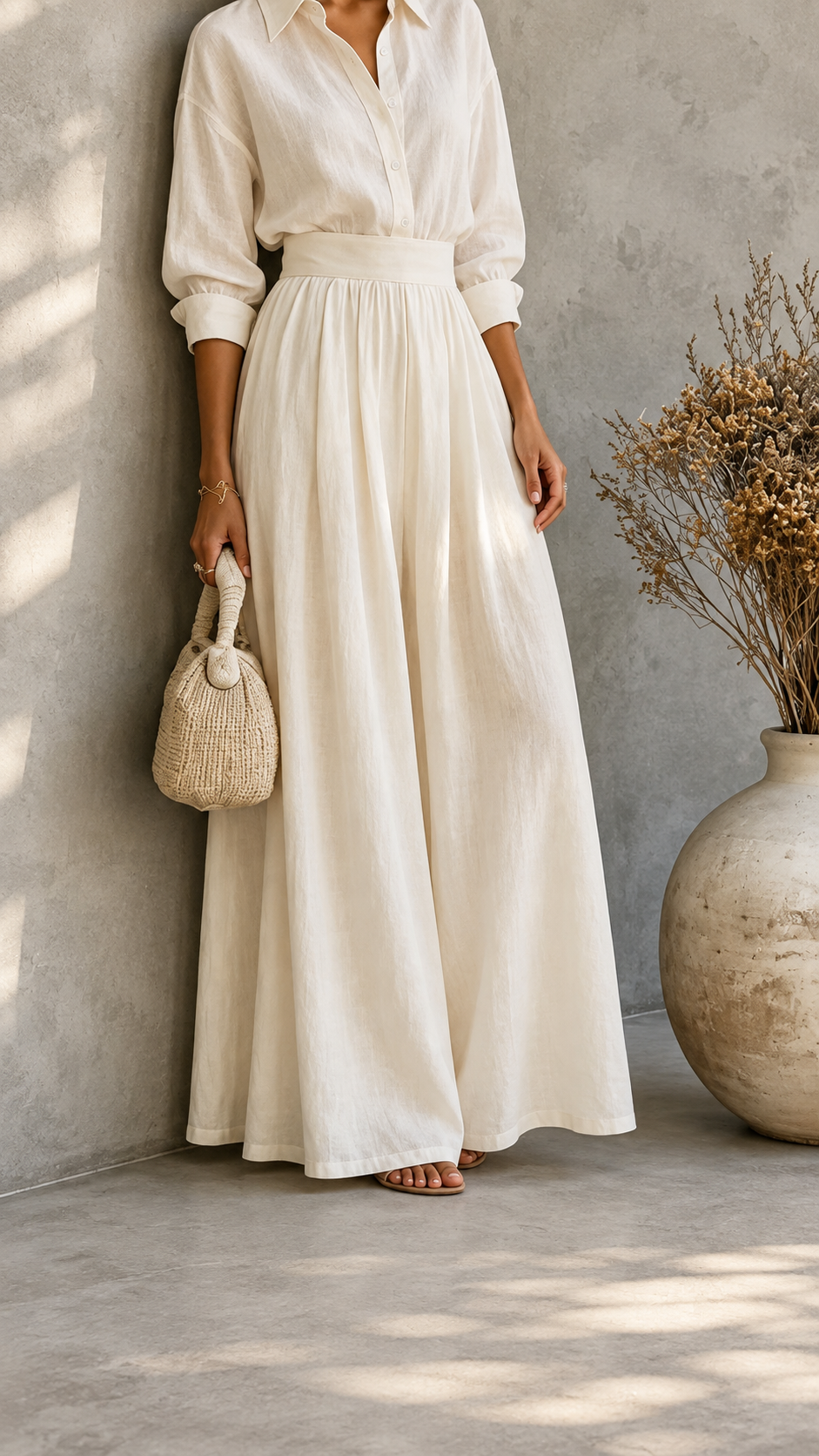 🌿 Relaxed Linen Two-Piece Set