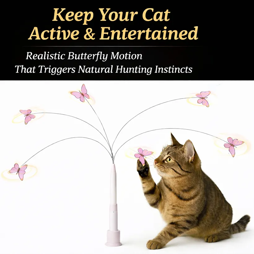 Smart Butterfly Cat Toy