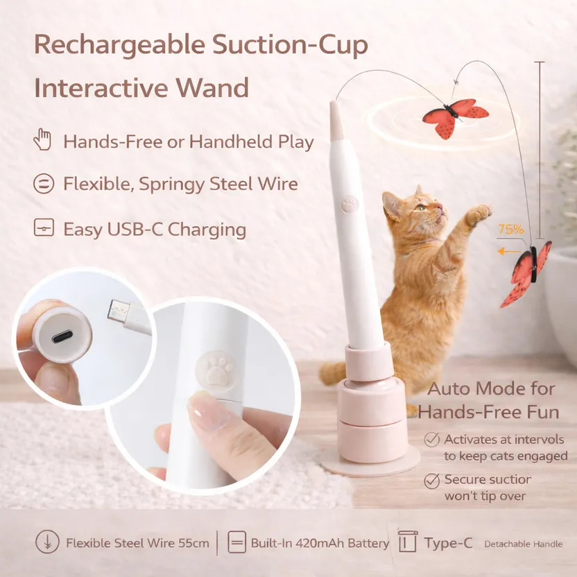 Smart Butterfly Cat Toy