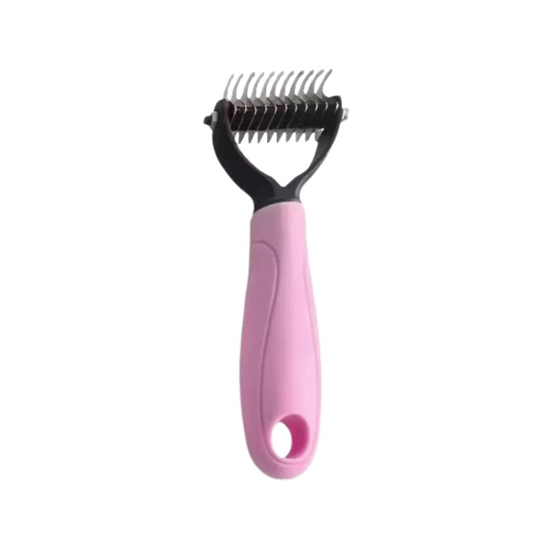 Dual-Sided Pet Grooming Comb for Dogs & Cats