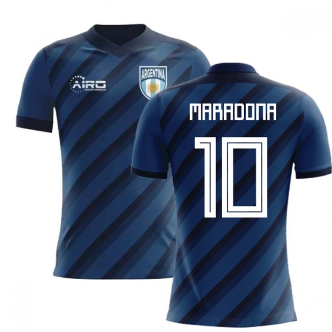 2025-2026 Argentina Away Concept Football Shirt (Maradona 10) - Kids — Buy Now