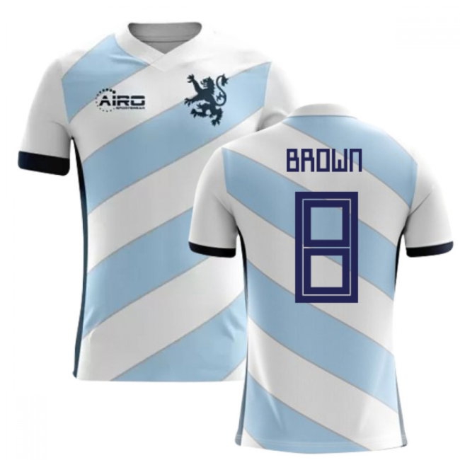 2025-2026 Scotland Away Concept Football Shirt (Brown 8) - Kids — Shop Now