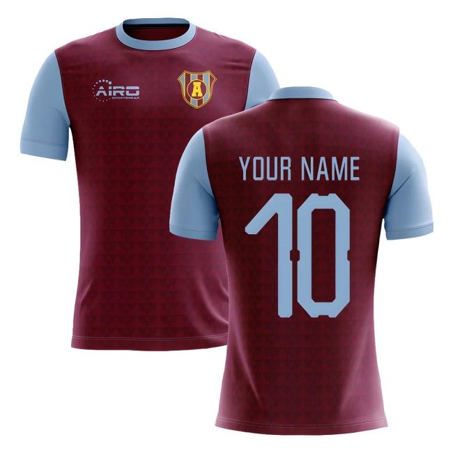 2025-2026 Villa Home Concept Football Shirt (Your Name) — Shop Now