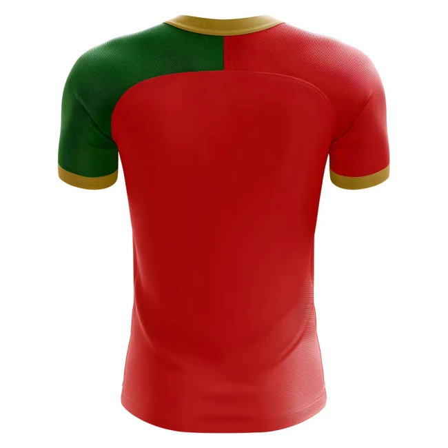 2025-2026 Portugal Flag Home Concept Football Shirt (Eusebio 13) - Kids — Shop Online