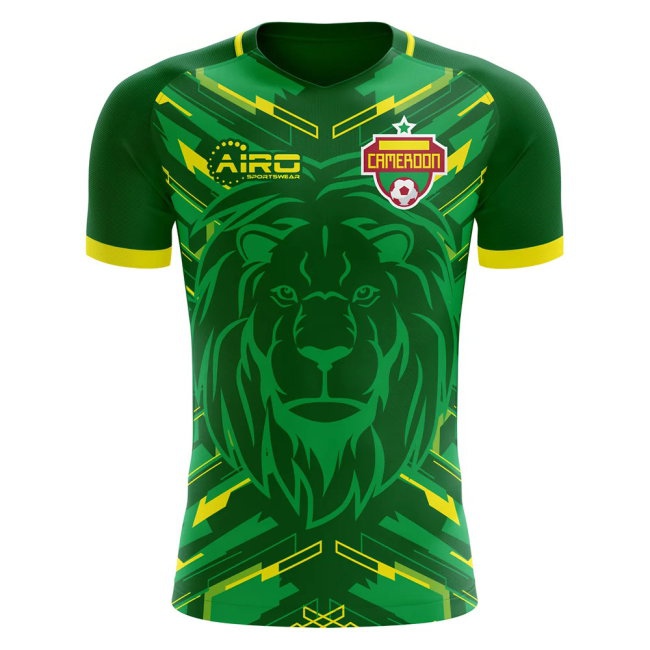 2025-2026 Cameroon Home Concept Football Shirt (Choupo Moting 13) - Kids — Shop Online