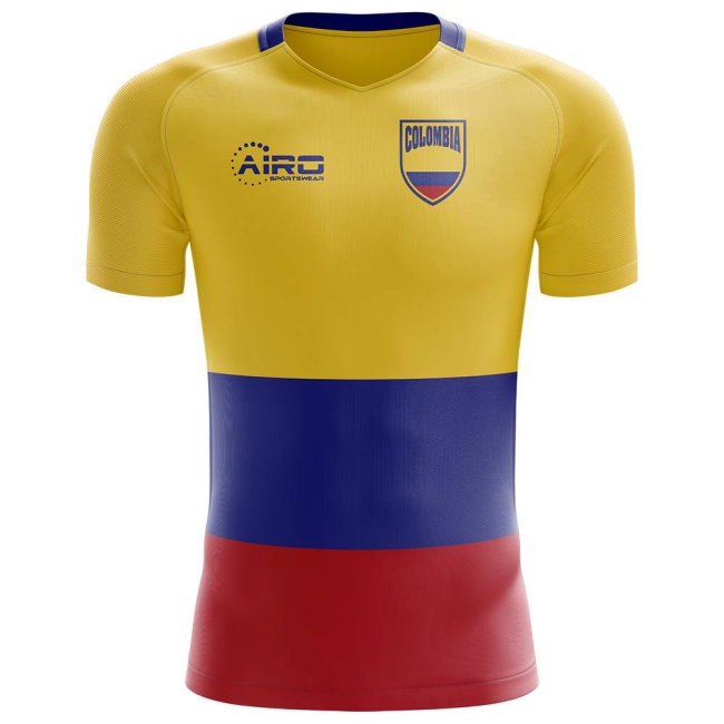2025-2026 Colombia Flag Concept Football Shirt (Falcao 9) — Shop Online