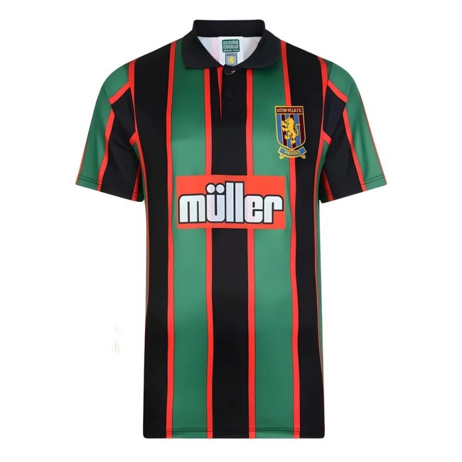 Score Draw Aston Villa 1994 Away Retro Shirt (Your Name) — Shop Now