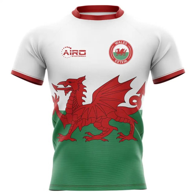 2025-2026 Wales Flag Concept Rugby Shirt (Wyn Jones 5) — Buy Online