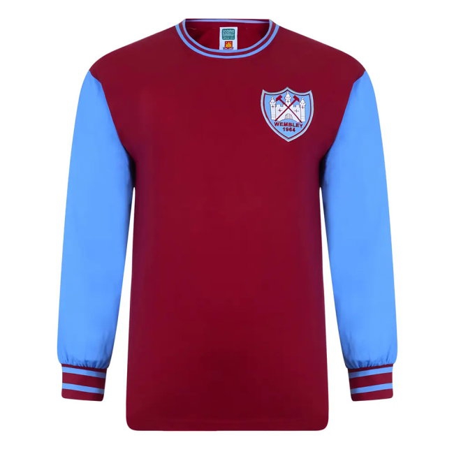 West Ham United 1964 FA Cup Final Retro Shirt (HURST 10) — Buy Now