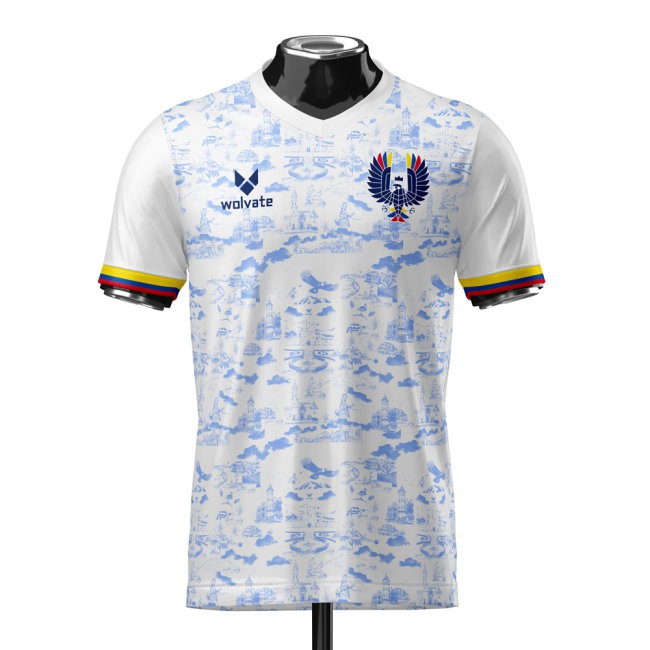 Ecuador DNA White Concept Football Jersey (Wolvate) Adult Short Sleeve (Pacho 6) — Buy Now